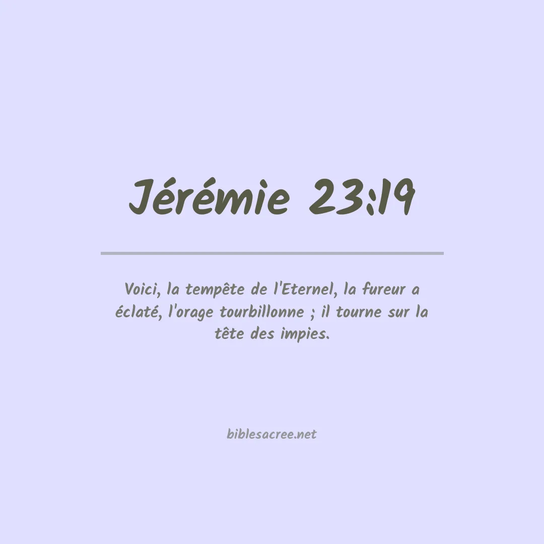 Jérémie - 23:19