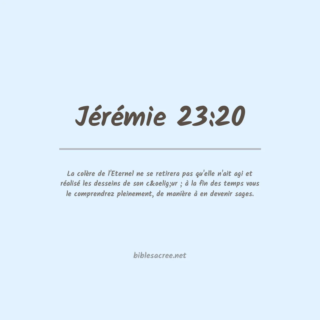 Jérémie - 23:20