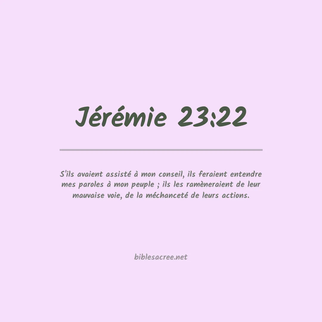 Jérémie - 23:22