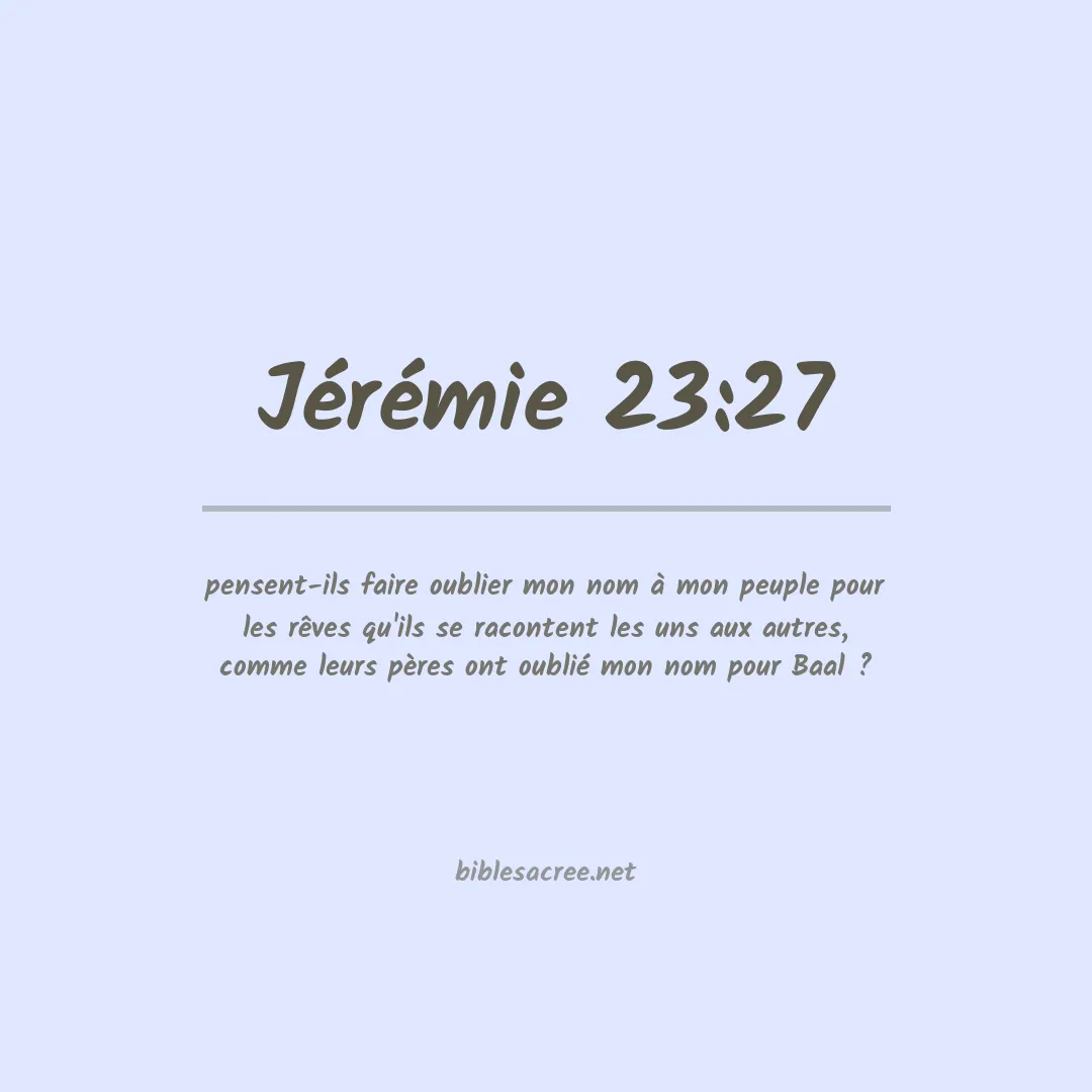 Jérémie - 23:27
