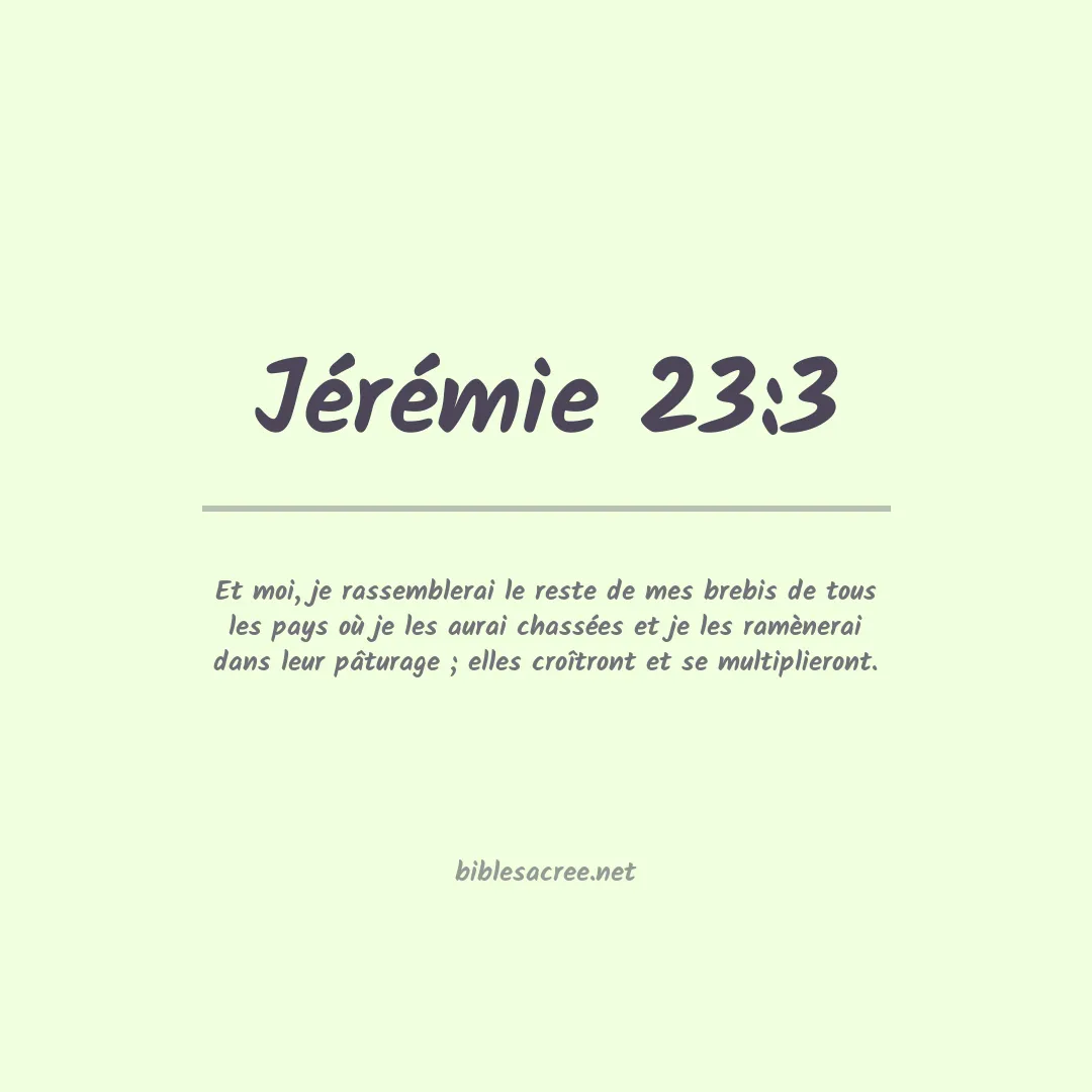 Jérémie - 23:3
