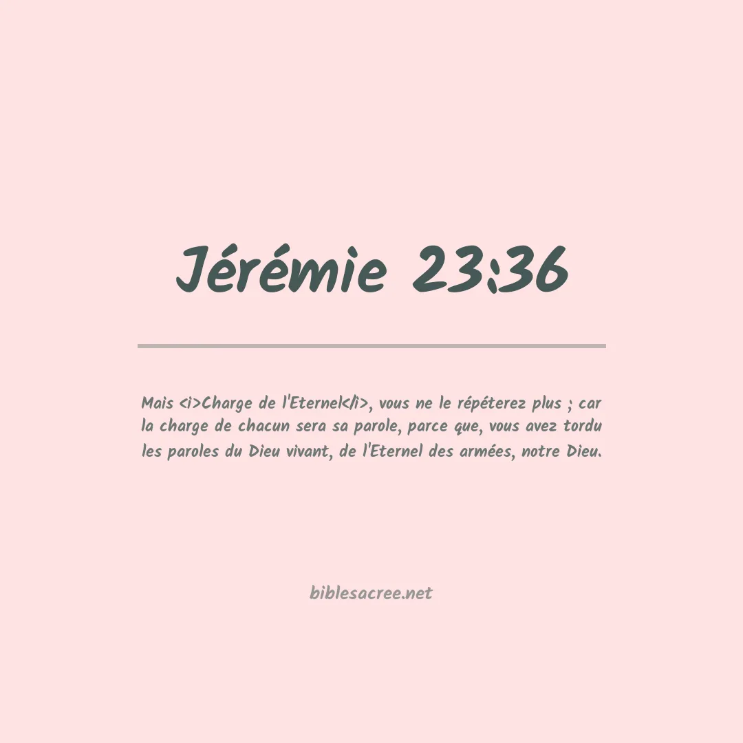 Jérémie - 23:36