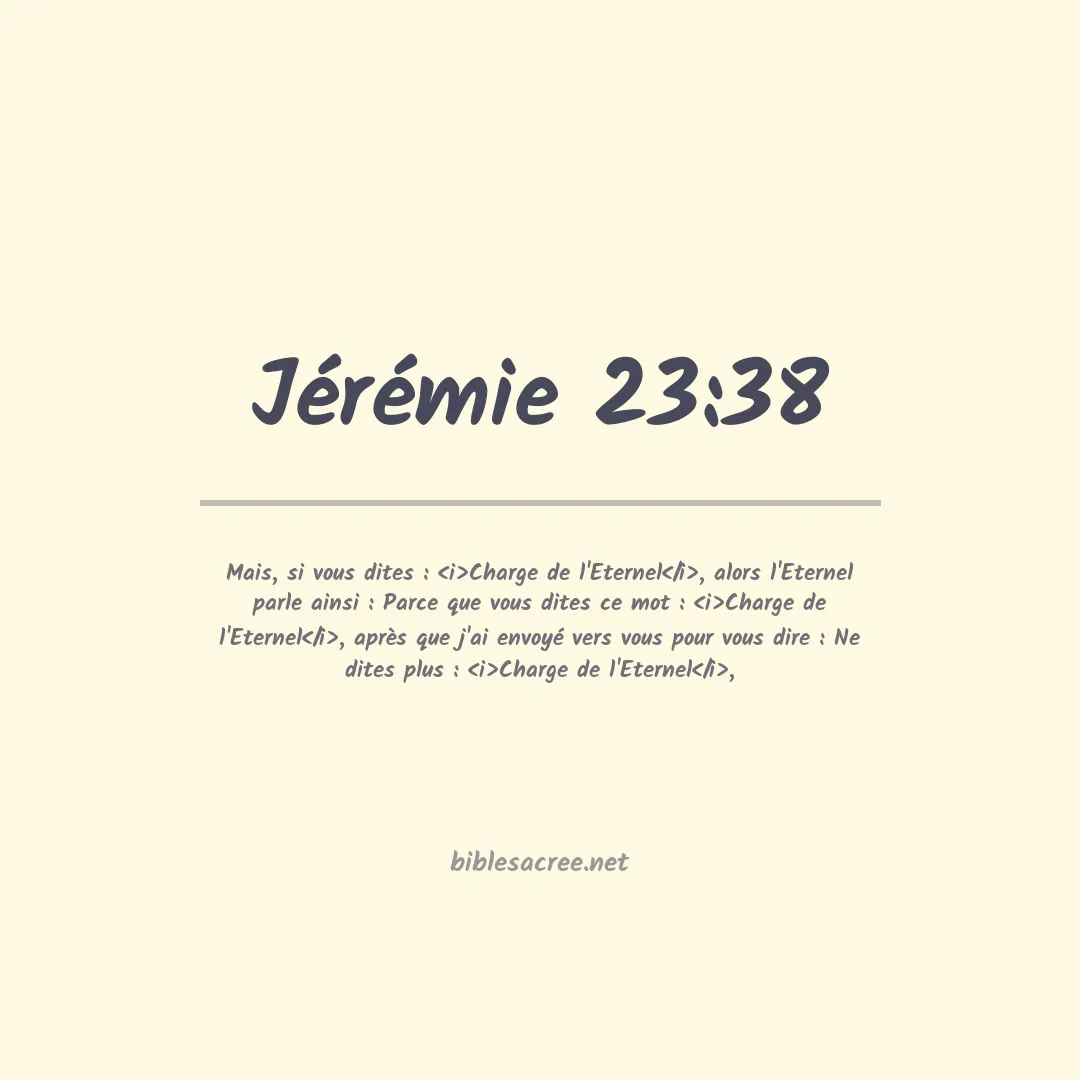 Jérémie - 23:38