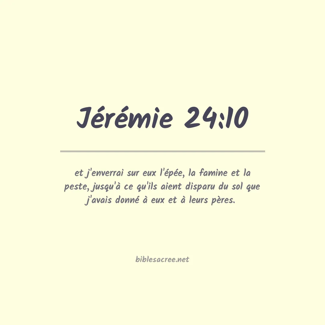Jérémie - 24:10