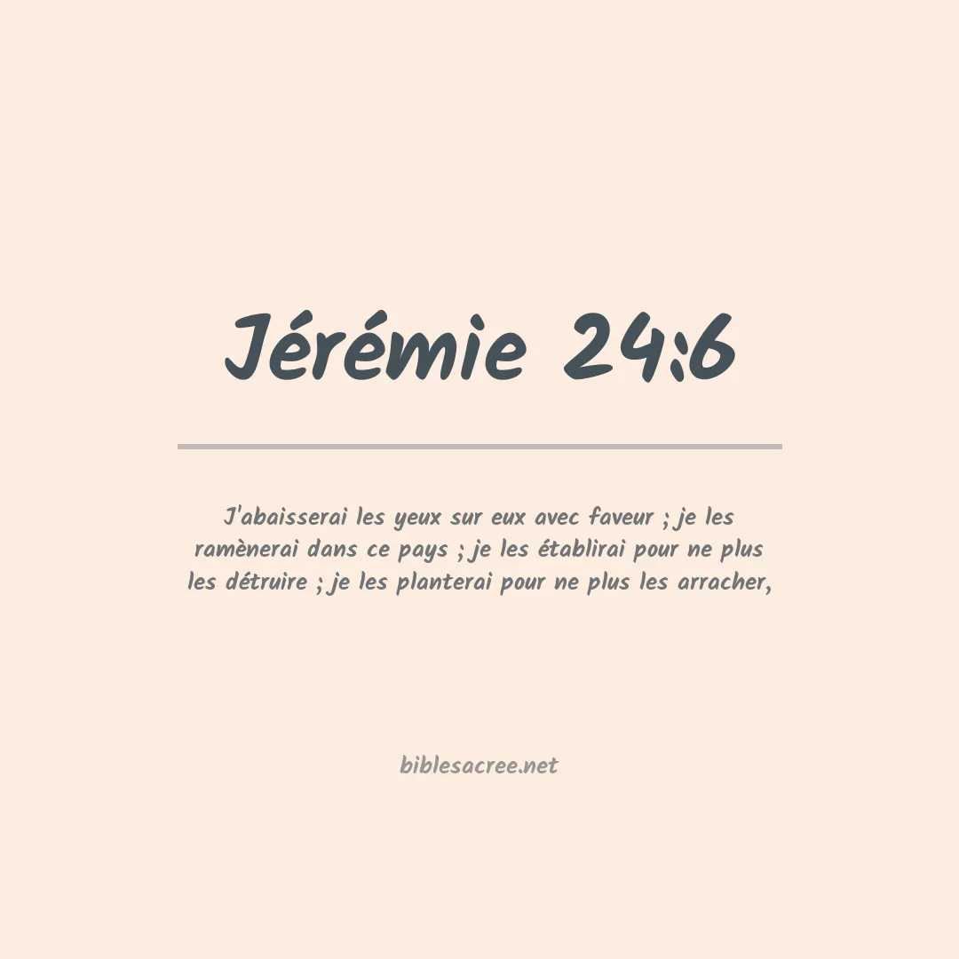 Jérémie - 24:6