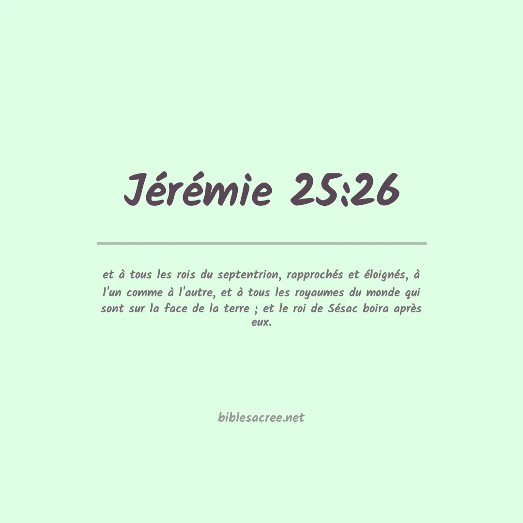 Jérémie - 25:26
