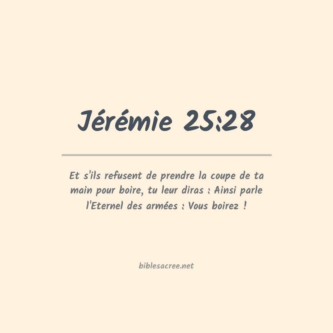 Jérémie - 25:28