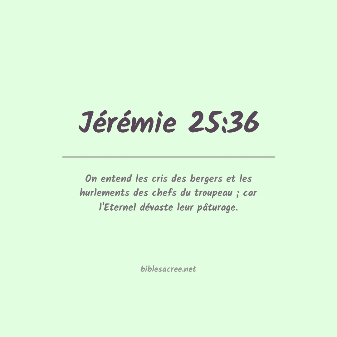 Jérémie - 25:36