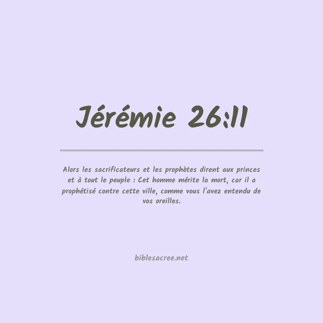 Jérémie - 26:11