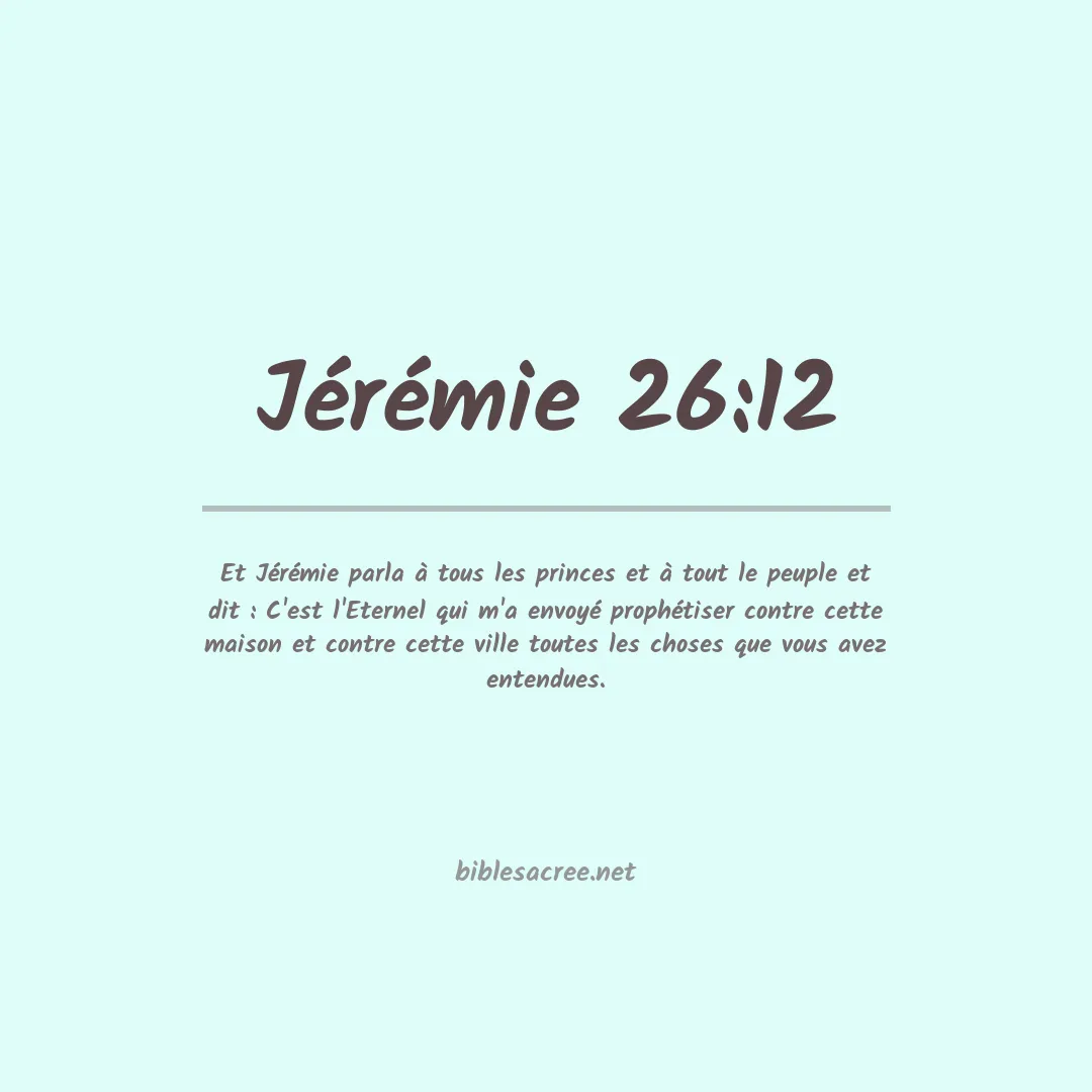 Jérémie - 26:12