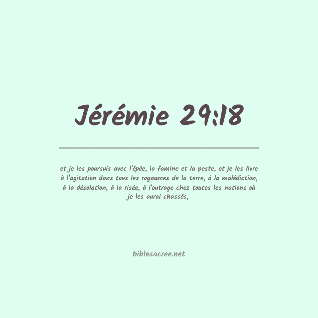 Jérémie - 29:18