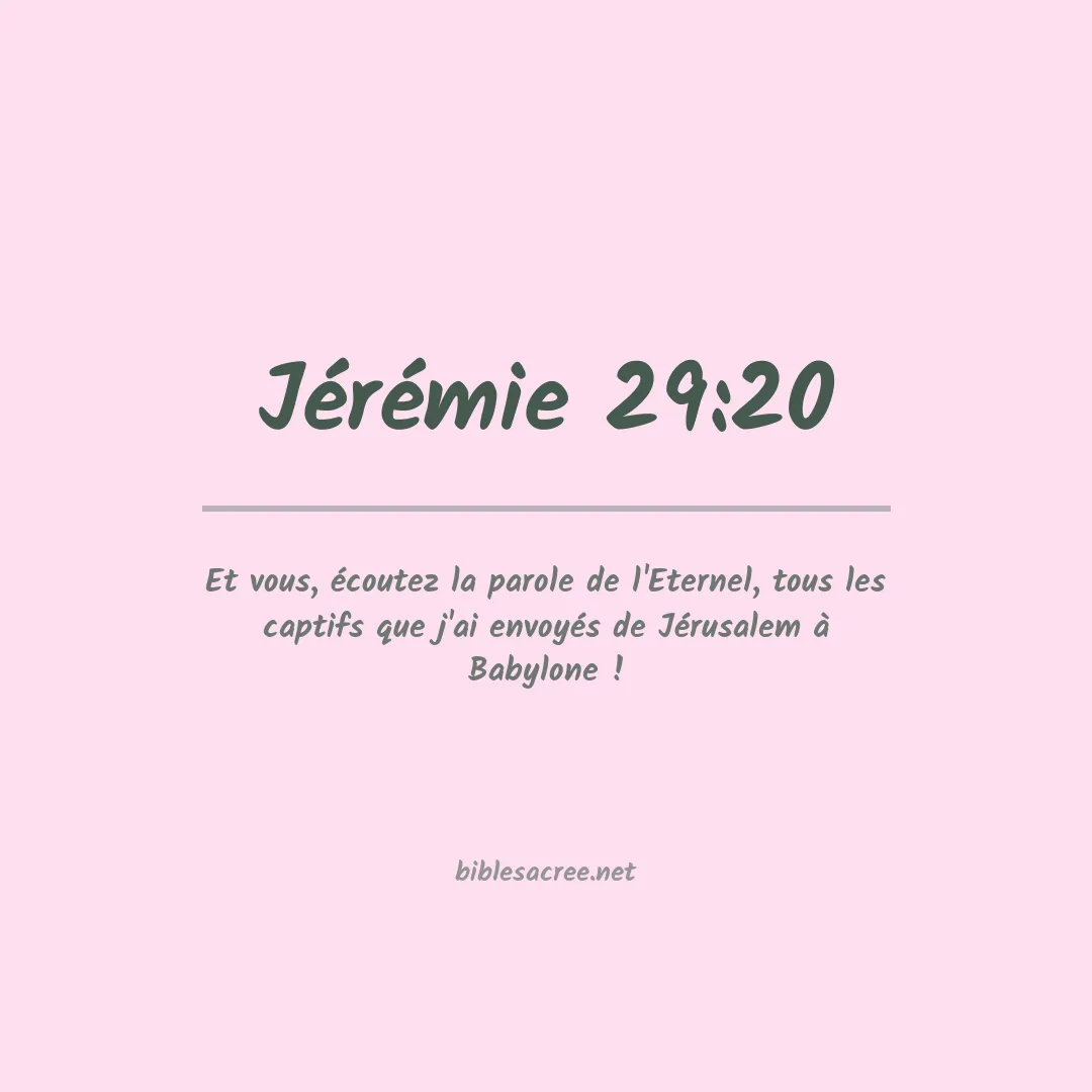 Jérémie - 29:20