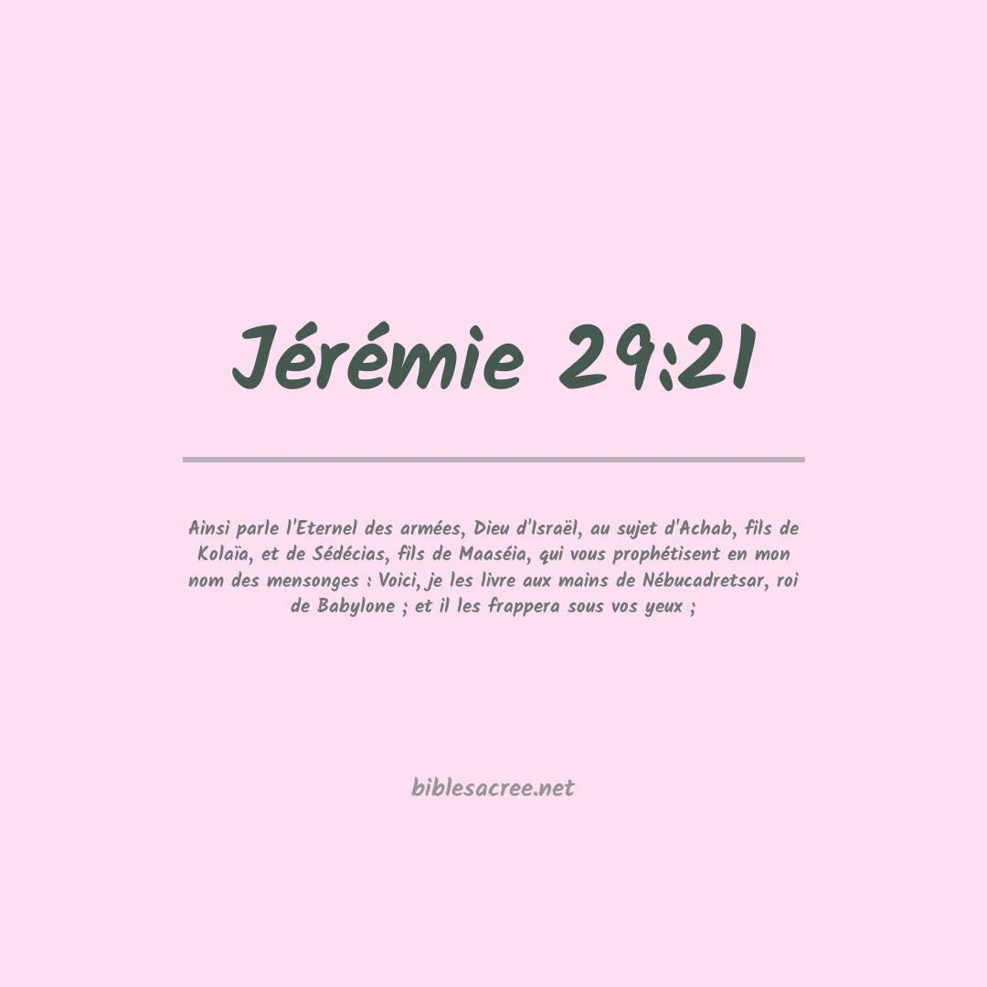 Jérémie - 29:21