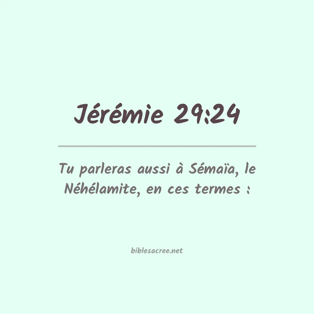 Jérémie - 29:24