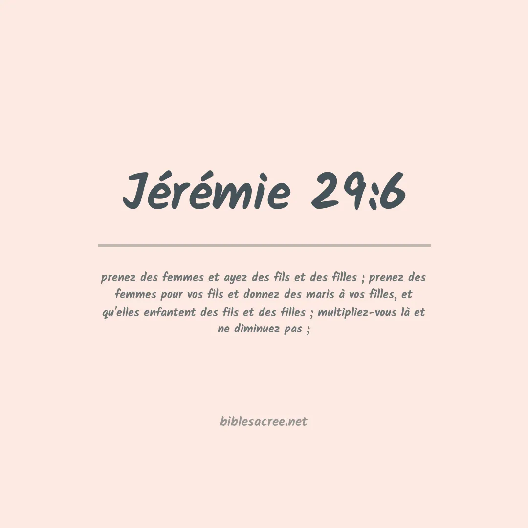 Jérémie - 29:6