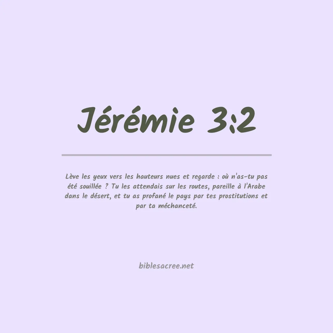 Jérémie - 3:2