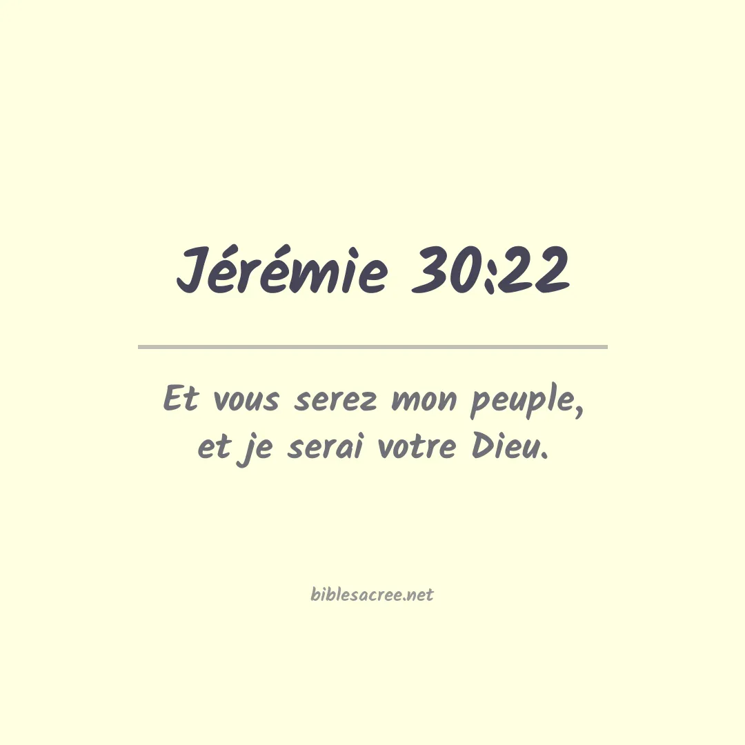 Jérémie - 30:22