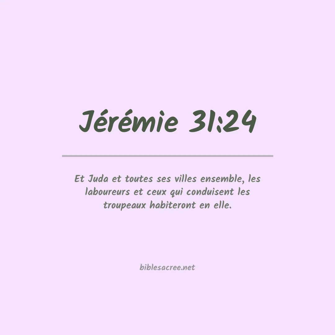 Jérémie - 31:24