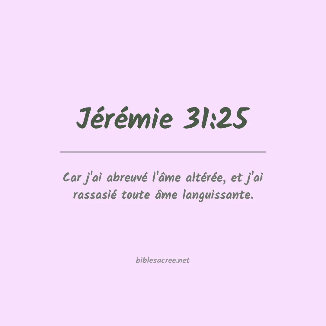 Jérémie - 31:25