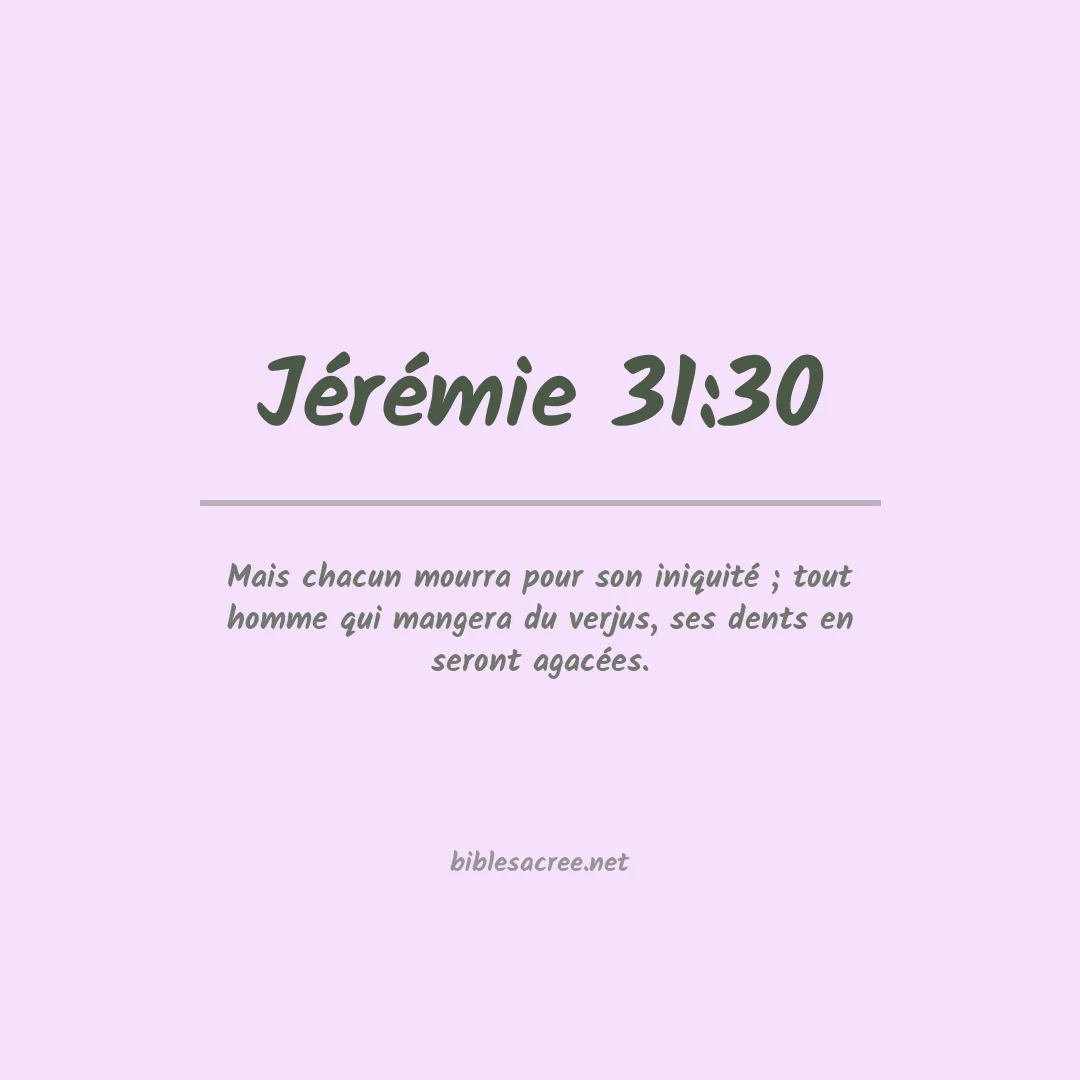 Jérémie - 31:30