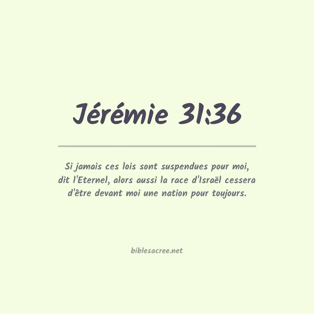 Jérémie - 31:36