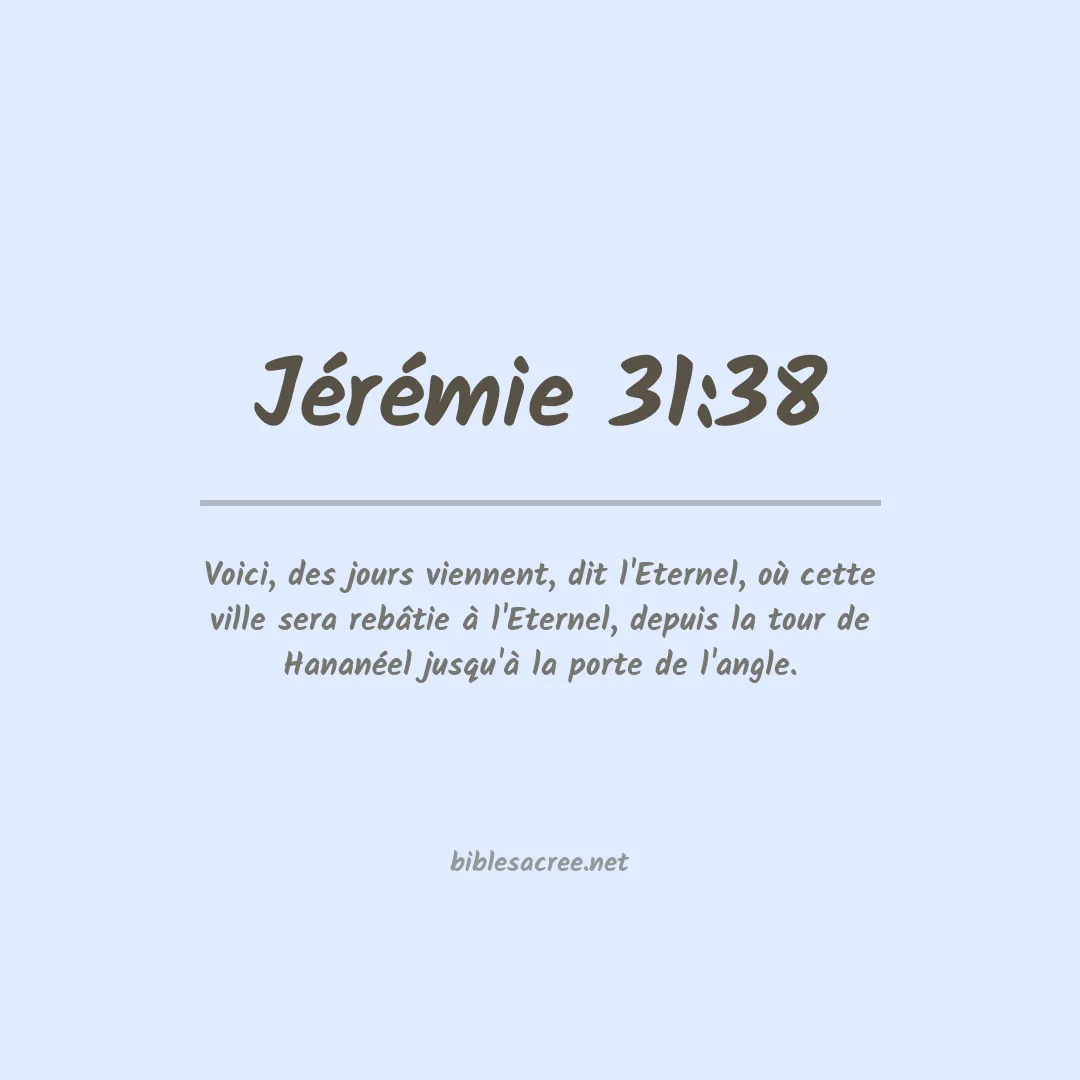 Jérémie - 31:38