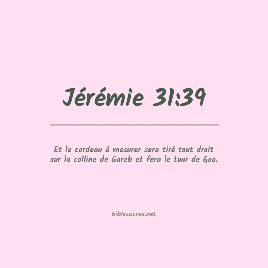 Jérémie - 31:39