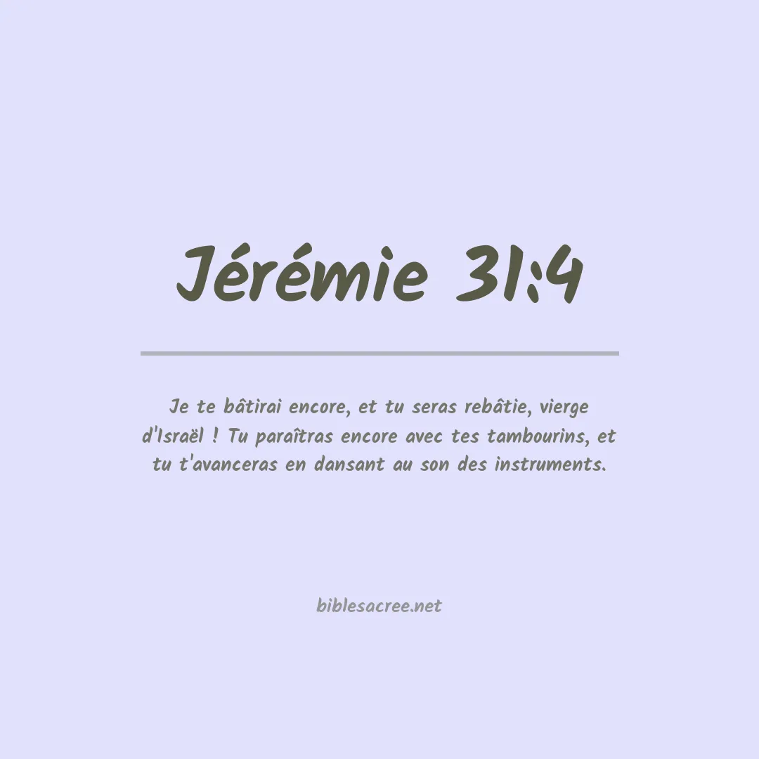 Jérémie - 31:4