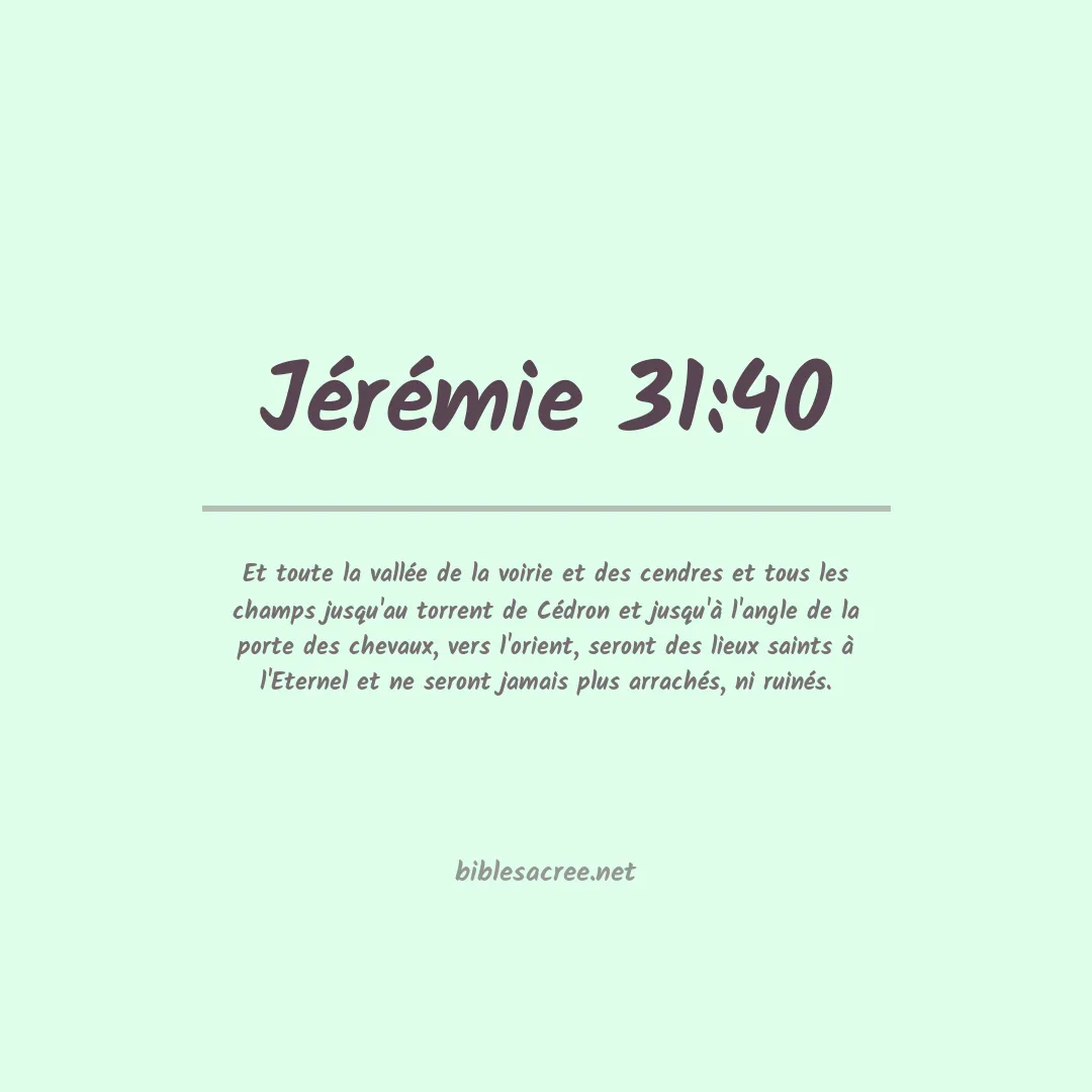 Jérémie - 31:40