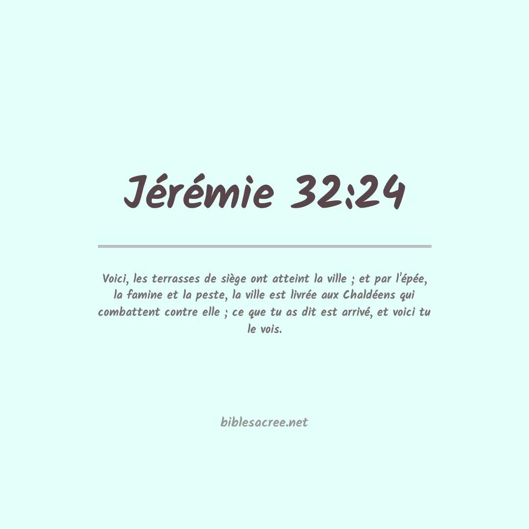 Jérémie - 32:24