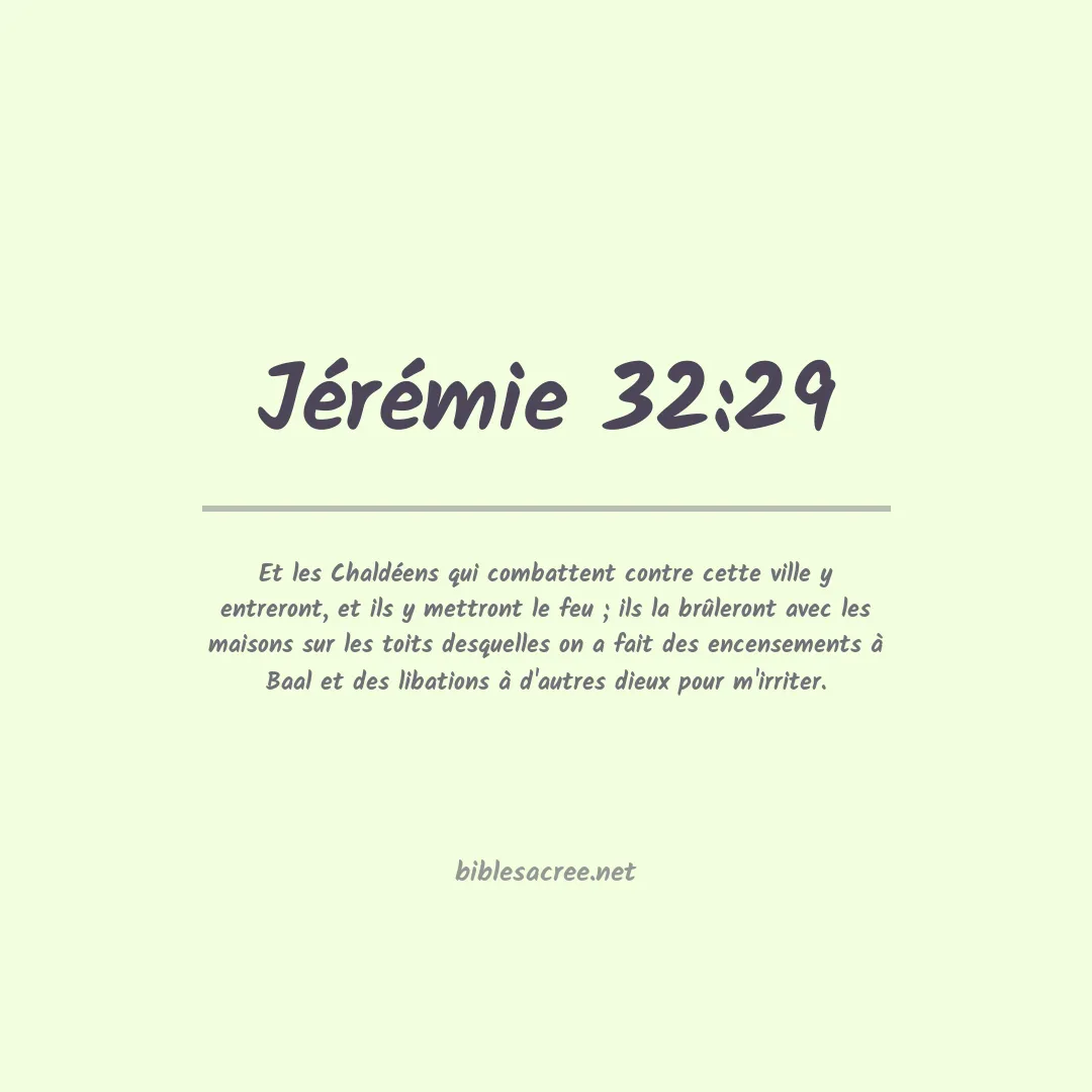 Jérémie - 32:29