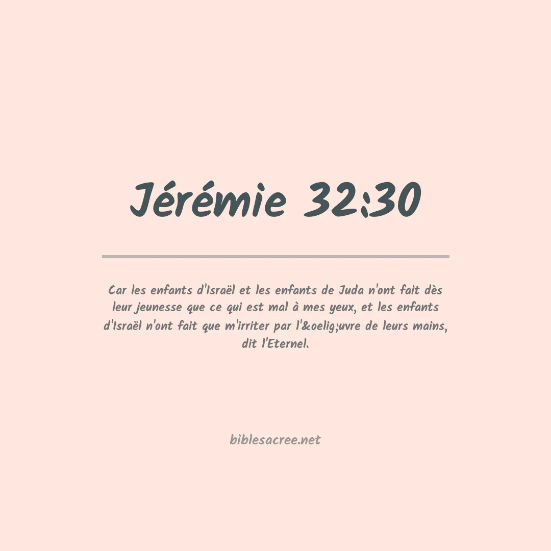 Jérémie - 32:30