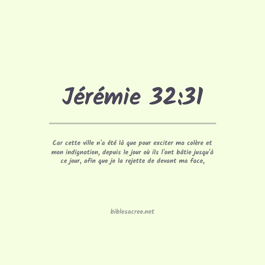 Jérémie - 32:31