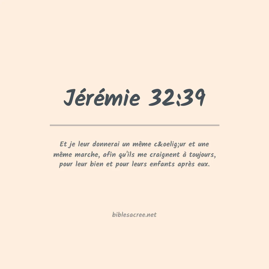 Jérémie - 32:39
