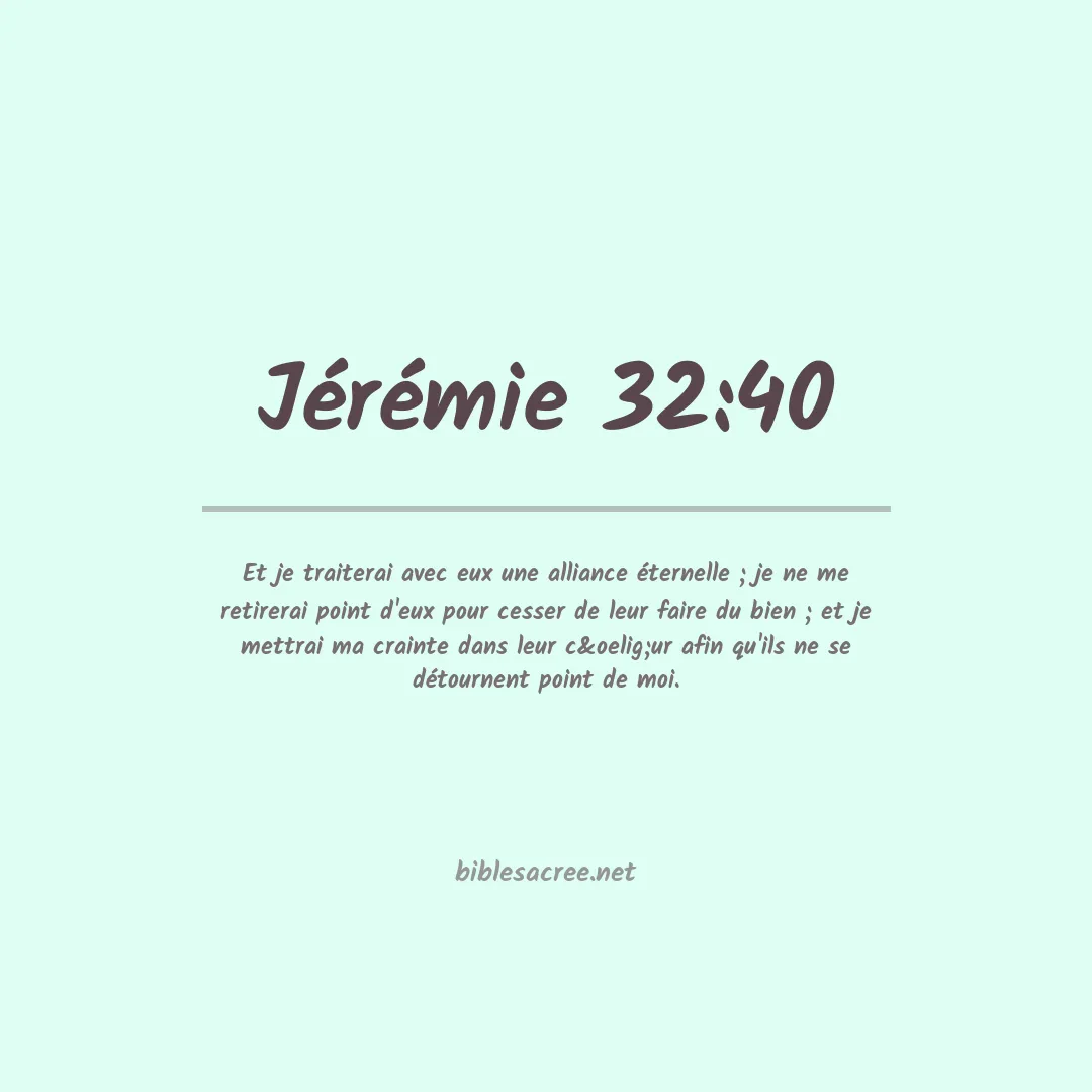 Jérémie - 32:40