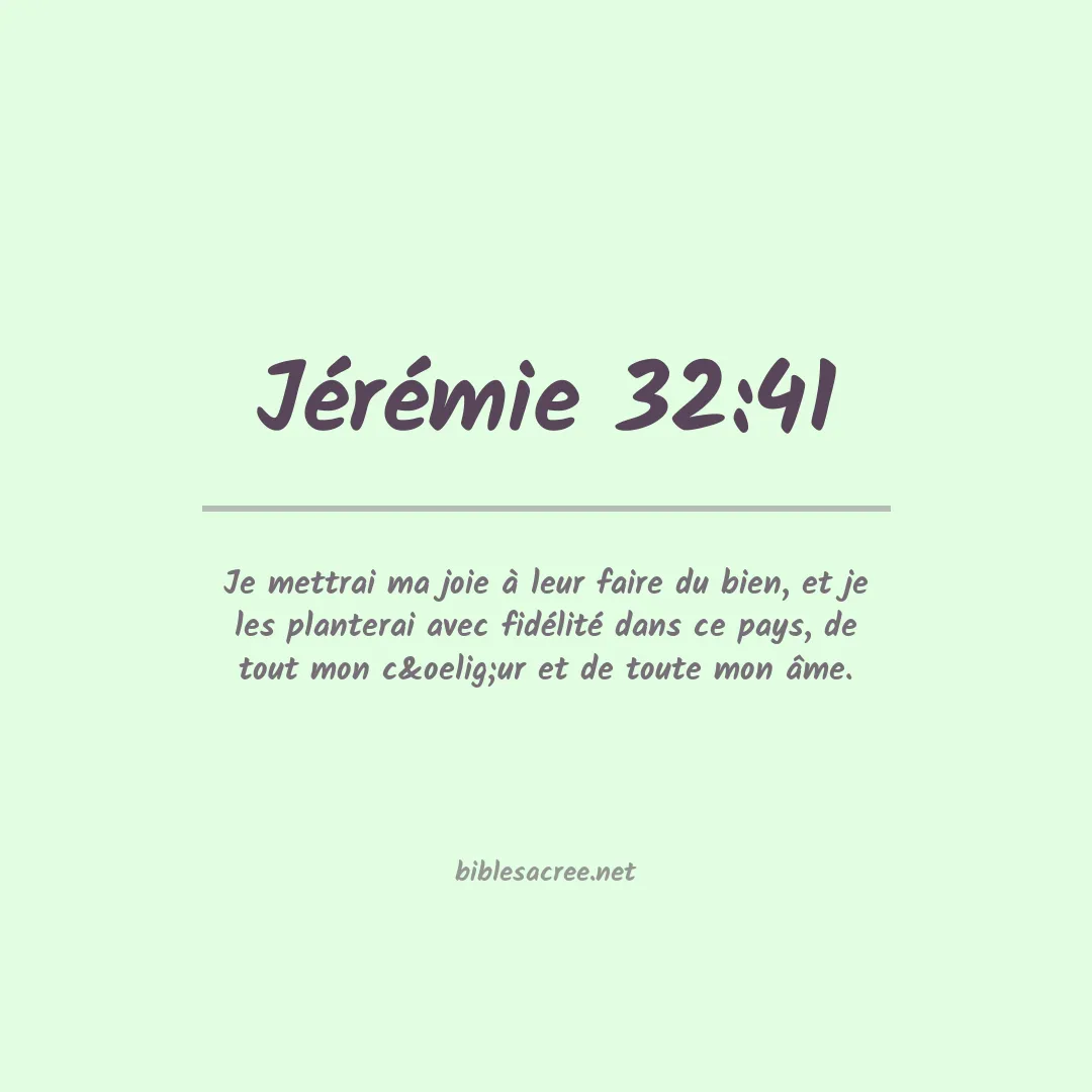 Jérémie - 32:41