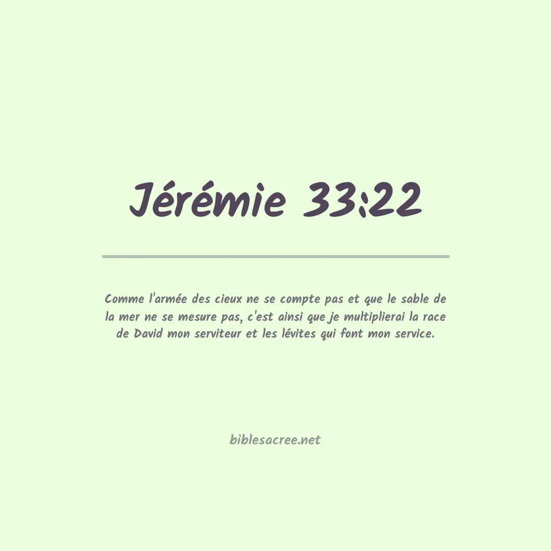 Jérémie - 33:22