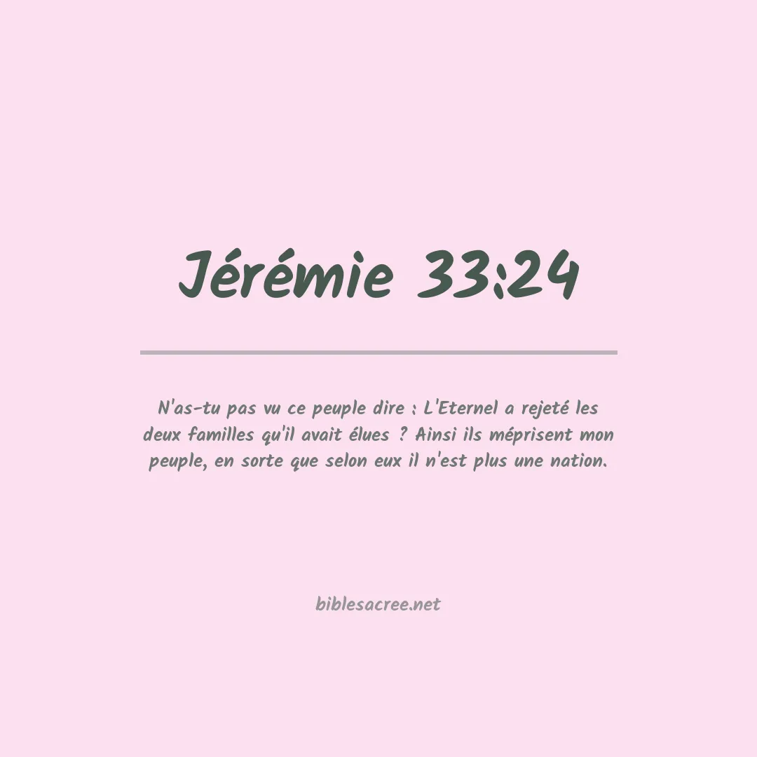 Jérémie - 33:24