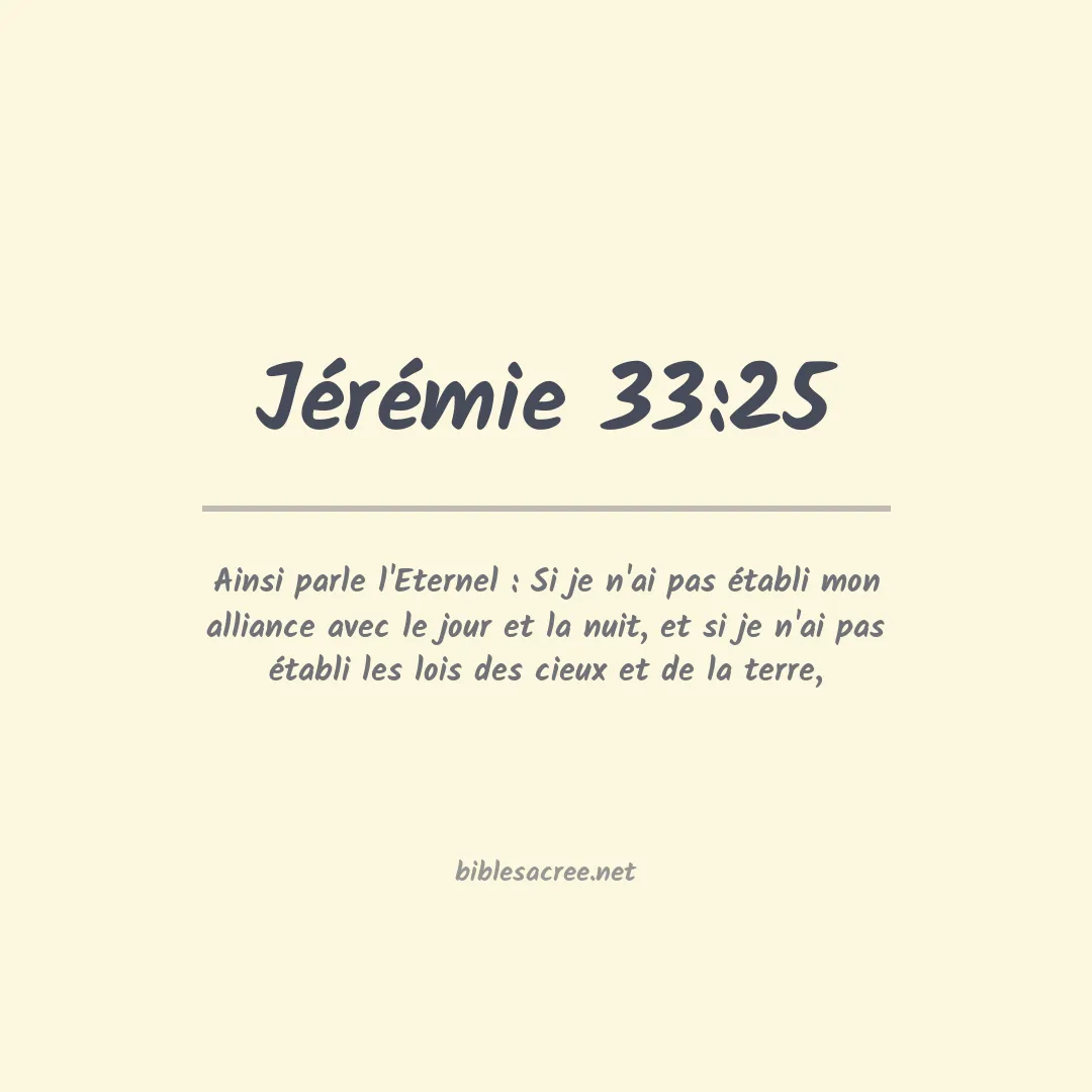 Jérémie - 33:25