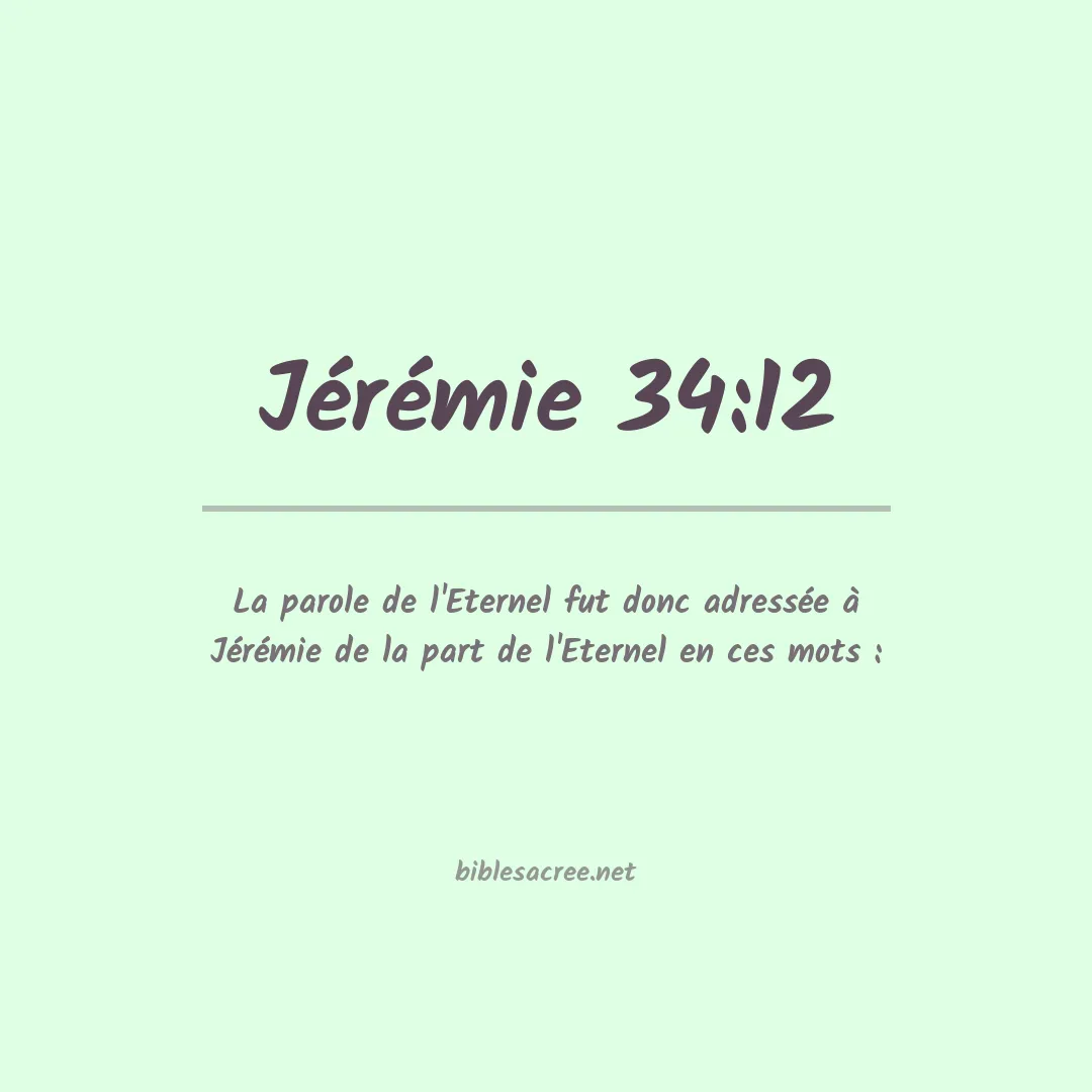 Jérémie - 34:12