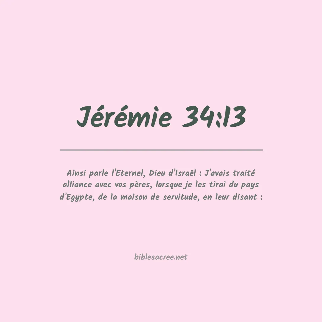 Jérémie - 34:13