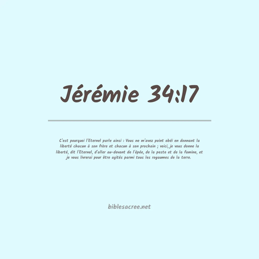 Jérémie - 34:17