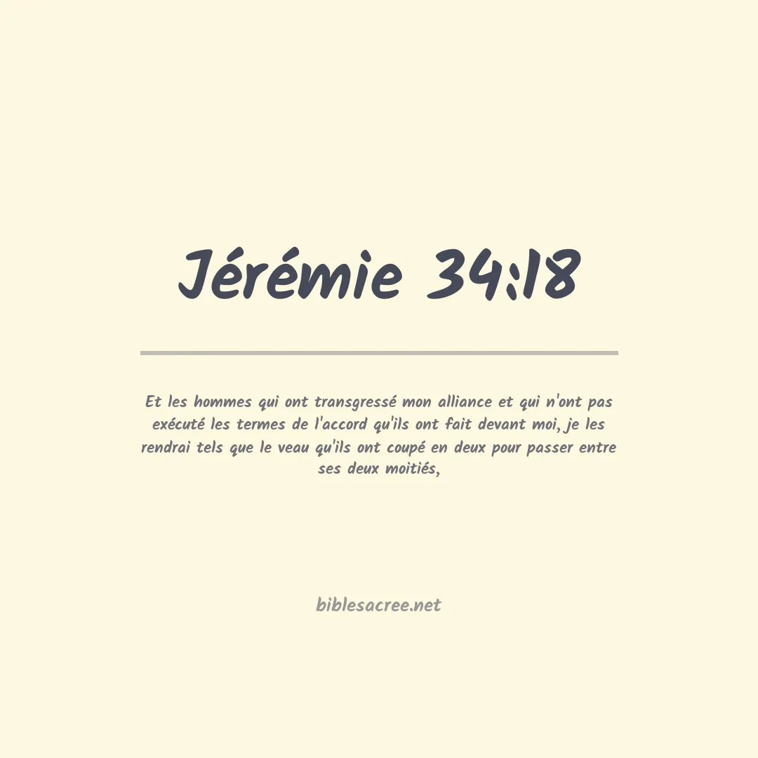 Jérémie - 34:18