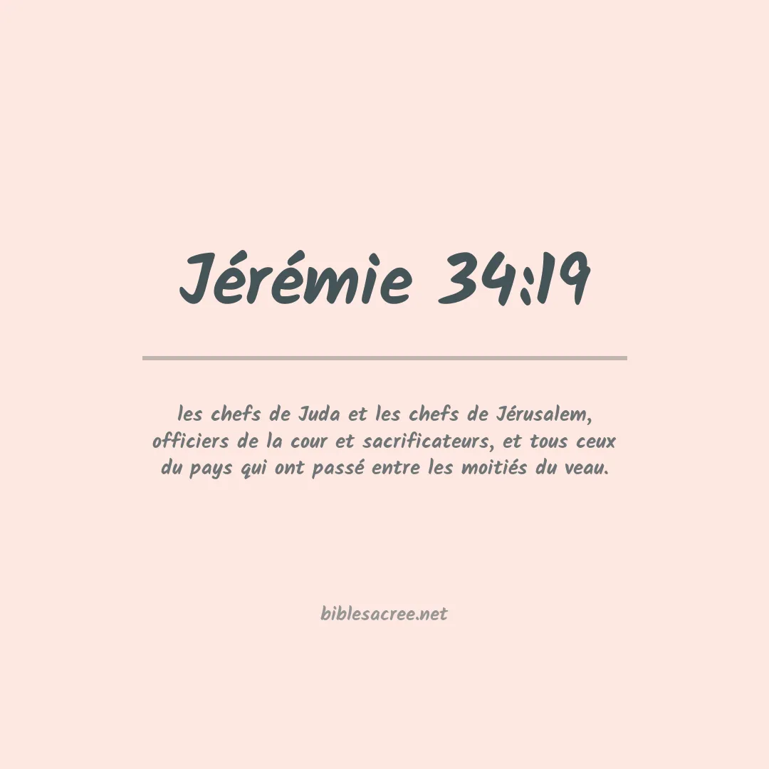 Jérémie - 34:19