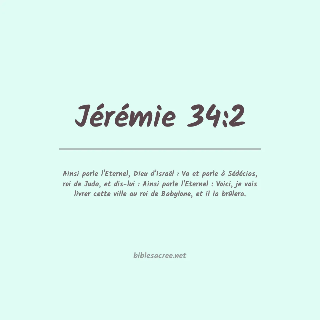 Jérémie - 34:2