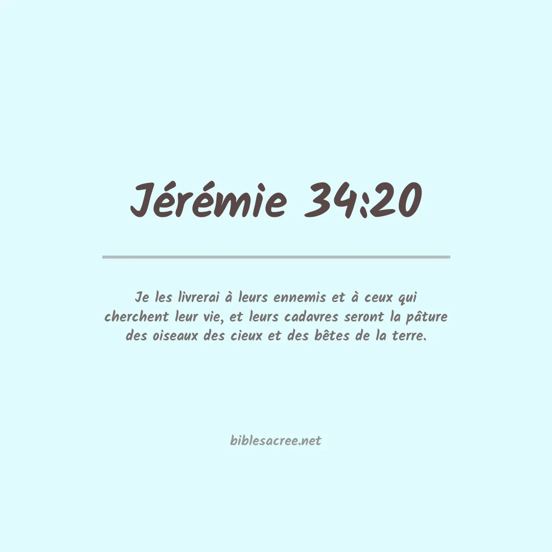 Jérémie - 34:20