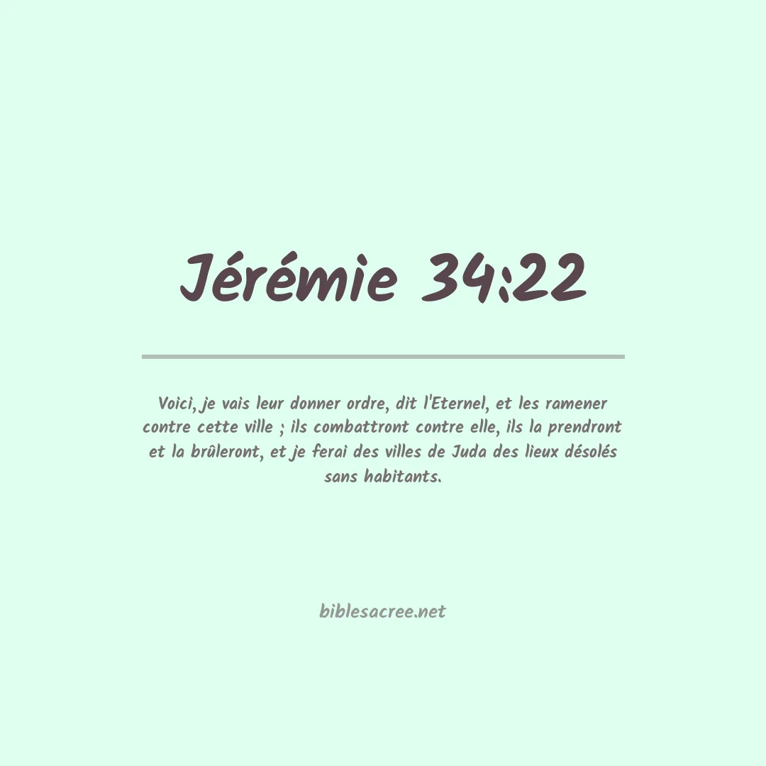 Jérémie - 34:22