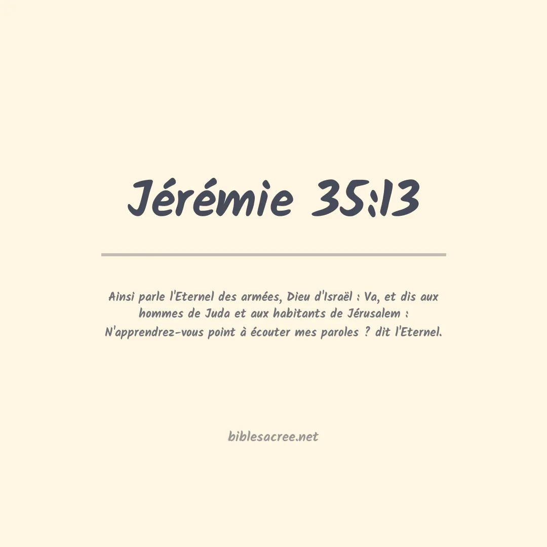 Jérémie - 35:13