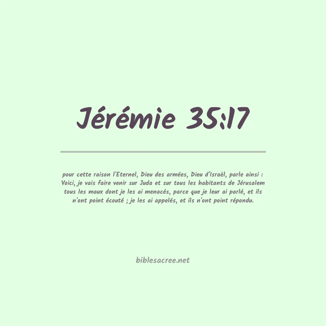 Jérémie - 35:17