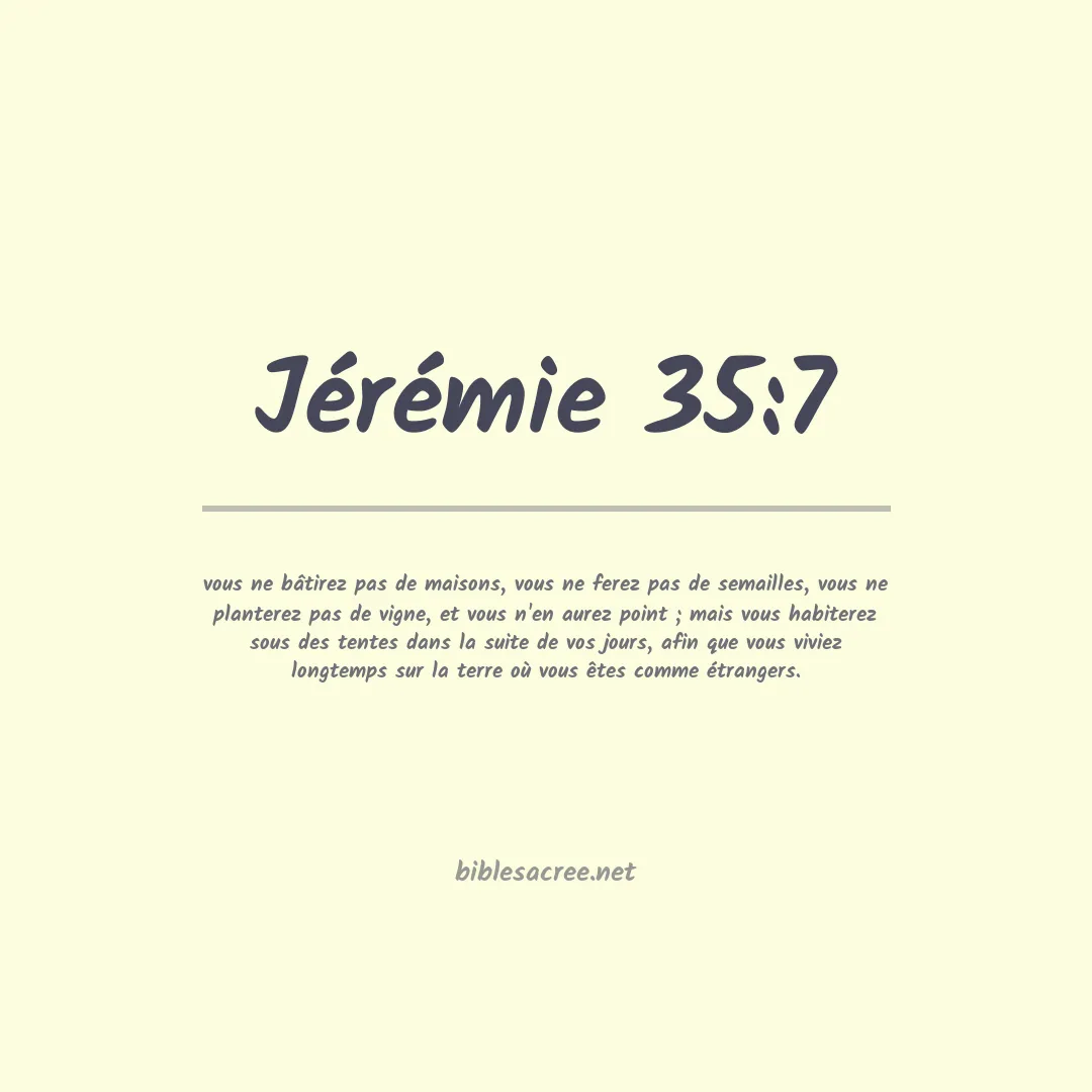 Jérémie - 35:7